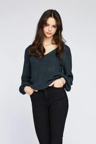 Gentle Fawn Hailey Sweater in Heather Spruce