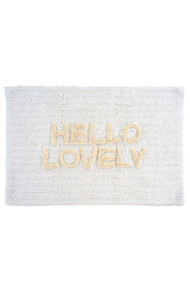 Indaba Hello Lovely Bath Mat in Natural