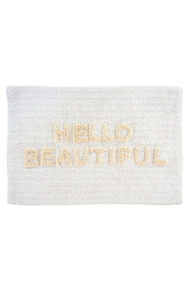 Indaba Hello Beautiful Bath Mat