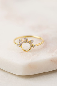 Lover's Tempo Talia Ring in Clear