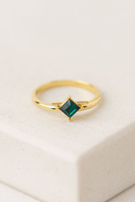 Lover's Tempo Asta Ring in Emerald