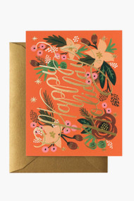 Rifle Paper Co. Poinsettia Christmas Card