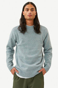 Minimum Benner 2.0 Sweater in Light Grey Melange