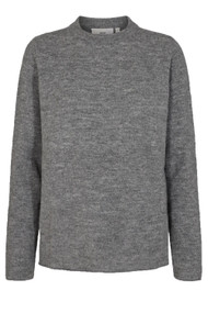 Minimum Kristi 2.0 Sweater in Grey Melange