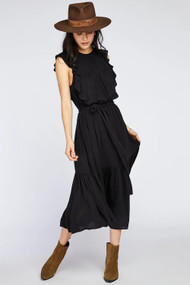 Gentle Fawn Mariella Dress in Black