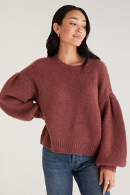 Z Supply Kersa Sweater in Mulberry