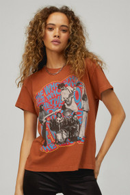 Daydreamer The Who On Repeat Tour Tee in Cinnamon