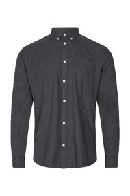 Minimum Jay 3.0 Button Up in Carbon Melange