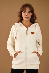 Wanakome Hera Hoodie in Heather Oatmeal