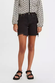 Levi's 501 Mid Thigh Short in Lunar Black