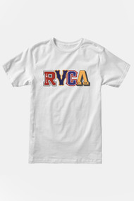 RVCA Letterman Tee in White