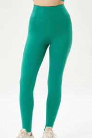 Girlfriend Collective High Rise Legging in Saguaro