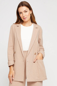 Gentle Fawn Field Blazer in Almond