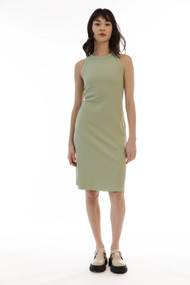 Paper Label Kenko Racerback Dress in Laurel Green