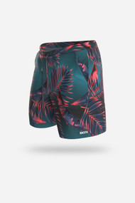 BN3TH Agua Volley 2N1 5" Short in Radical Tropics Teal