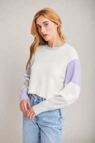 John + Jenn Patrice Sweater in Hydrangea