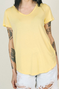 Jackson Rowe Girlfriend Tee in Honey