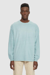 KuwallaTee Slub Long Sleeve in Blue Mist