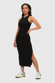 KuwallaTee Ribbed Dress in Black