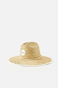 Rip Curl Script Straw Sun Hat in Natural