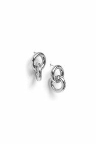 Lover's Tempo Links Earrings in Silver