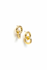 Lover's Tempo Links Earrings in Gold