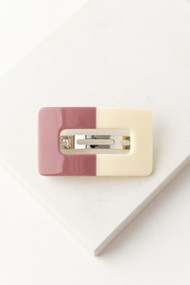 Lover's Tempo Stevie Hair Clip in Creme + Berry