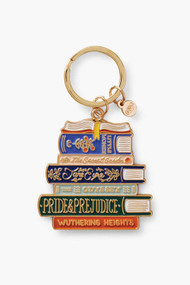 Rifle Paper Co. Book Club Enamel Keychain