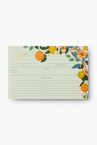 Rifle Paper Co. Pack of 12 Citrus Grove Recipe Cards