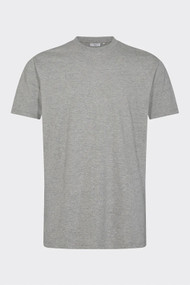 Minimum Aarhus 2.0 Tee in Light Grey Melange