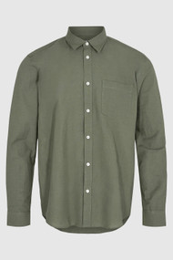 Minimum Jack Long Sleeve Shirt in Beetle