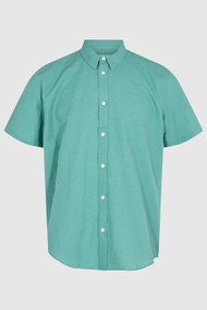 Minimum Eric Short Sleeve Button Up in Oil Blue