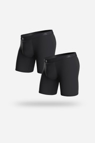 BN3TH Classics 2 Pack Boxer Brief in Solid Black