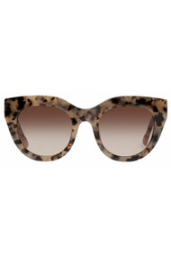 Le Specs Air Heart Sunnies in Cookie Tortoise