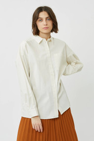 Minimum Luccalis Oversized Shirt in Broken White