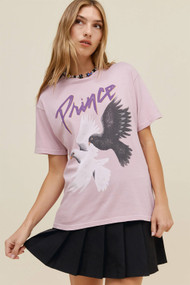 Daydreamer Prince World Tour Weekend Tee in Dusty Lilac