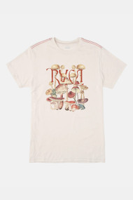 RVCA Terrarium Tee in Antique White