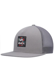 RVCA ATW Print Trucker Hat in Grey