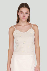 Dex Embroidered Cami in Bloom