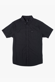 RVCA That'll Do Stretch Button Up in Black