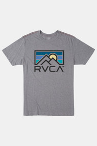 RVCA Horizon Ind Tee in Smoke