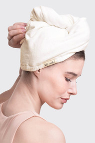 Kitsch Quick Dry Hair Towel in Eco White