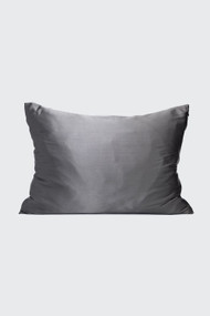 Kitsch Satin Pillow Case in Charcoal