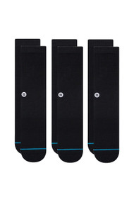 Stance Icon 3 Pack in Black