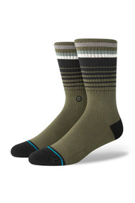 Stance Emmit Crew in Dark Green