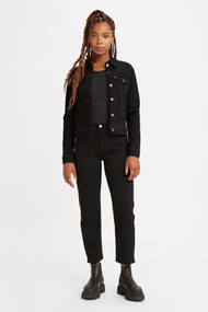 Levi's Wedgie Straight in Black Sprout