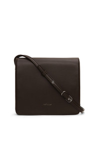 Matt & Nat Dover Small Sol Shoulder Bag in Espresso