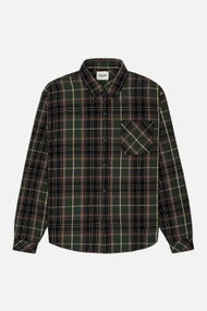 KuwallaTee Midweight Plaid Shirt in Green