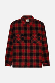 KuwallaTee Flannel Overshirt in Red