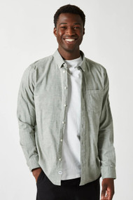 Minimum Jay 3.0 Button Up in Laurel Wreath Melange